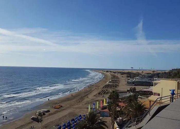 Bungalow Con Flamboyan En Maspalomas 度假居 普拉亚戴尔雷安格莱斯